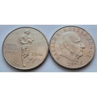 Норвегия 20 крон 2021 года Ханс Нильсен Хауге