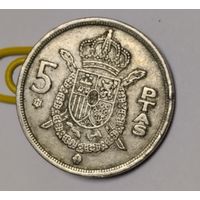 Испания 5 песет, 1975 (77)