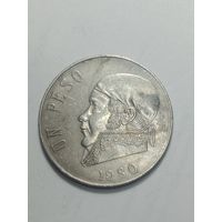 Мексика 1 песо  1980 года .
