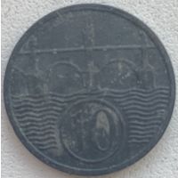 Богемия и Моравия 10 гелеров 1942 г.