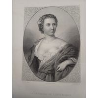 Гравюра середина 19века Франция Париж Оригинал 27х18см. РАСПРОДАЖА КОЛЛЕКЦИИ.