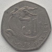 Гамбия 1 даласи 1998 г.