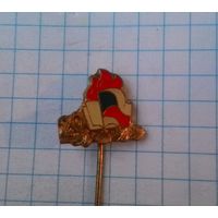 Пионерская организация Социалистического союза молодёжи ЧССР. 20 лет. 1969 год. Нечастый знак.