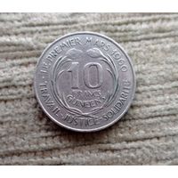 Werty71 Гвинея 10 франков 1962 Президент Ахмед Секу Туре 1960
