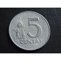 Литва 5 центов 1991 г.