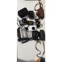 Большой лот фотоаппаратов СССР, с рубля