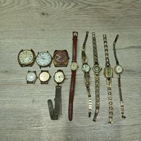 Позолоченные, часы ссср.