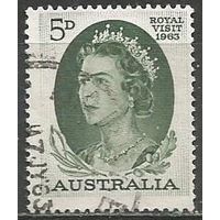 Австралия. Королева Елизавета II. 1963г. Mi#323.