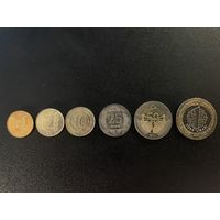 Турция. Набор монет. 1-5-10-25-50 куруш, 1 лира 2018 год. UNC