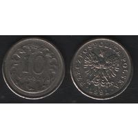 Польша y279 10 грош 1991 год (mw) (_alb2