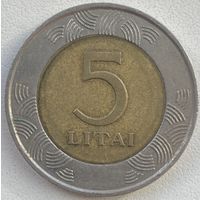 Литва 5 лит 1999 г.