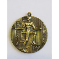 С рубля. Памятная медаль XI летних Олимпийских Игр в Берлине 1936г. м