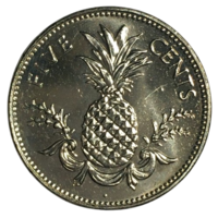 Багамы 5 центов, 2005 [UNC]