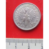 Один злотый 1924 год Жница