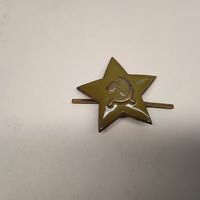 Звезда на пилотку полевая 32 мм .Большая ВОВ Оригинал.