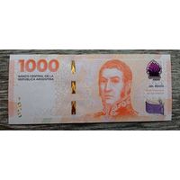 Werty71 Аргентина 1000 песо 2023 UNC банкнота