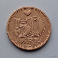 Дания 50 эре, 1989