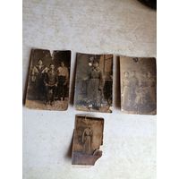 Старые фотографии 4шт