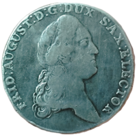 Саксония 1 талер, 1786 года. Фридрих Август I