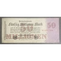 Банкнота 50 миллионов марок 1923 год. Веймарская республика
