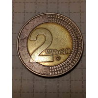 2 лари Грузия 2006 год