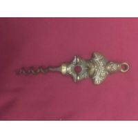 Штопор бронза в виде солдата винтаж