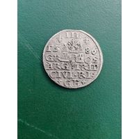 3 гроша 1586 год , редкая