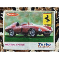 Вкладыш Turbo (Турбо) Classic (серия 71-140, Классик), номер 71, Mandial Spyder. Возможен небольшой торг.