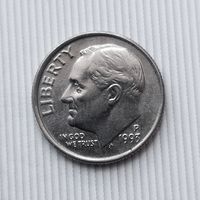 1 дайм 1993(P) года США. Достойный сохран!