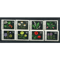 Болгария - 1969 - Лекарственные растения - [Mi. 1857-1864] - полная серия - 8 марок. MNH.  (Лот 34JQ)-T3P16