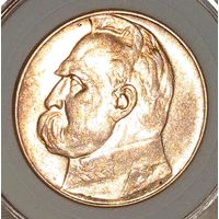 10зл 1935, Пилсудский, без мц, яркий! не самый частый год, в исключительном состоянии, светится - в коллекцию! Смотрите также другие мои лоты!