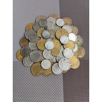 Сборный лот монет дореформы с билоном с рубля!