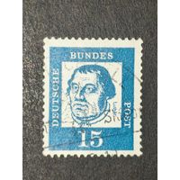 Германия 1961. Известные немцы. Мартин Лютер (1483-1546), реформатор