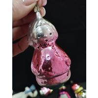 Игрушка ёлочная Емеля, стекло. СССР