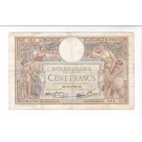 100 ФРАНКОВ 1938 ФРАНЦИЯ