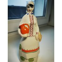 Редкая статуэтка "Девушка с кувшином", фарфор, ЗКХ Паланне