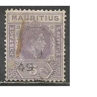 Маврикий. Король Георг VI. 1938г. Mi#206.