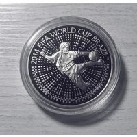 Чемпионат мира по футболу 2014 года. Бразилия -1 рубль. Никель. 2013г.