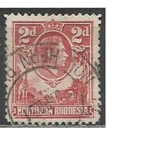 Северная Родезия. Король Георг VI. 1938г. Mi#27.