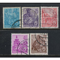 Германия ГДР 1955 Пятилетний план (IV) Стандарт #453-6,458