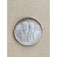 Польша 100 злотых 1966 г. Проба. Серебро. UNC. Полный штемпельный блеск