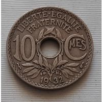 10 сантимов 1932 г. Франция