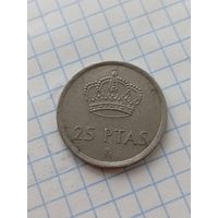 25 песет 1982 года