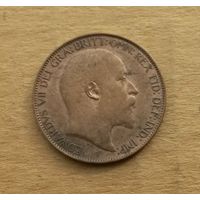 Великобритания, полпенни 1906 г., Эдуард VII (1901-1910)
