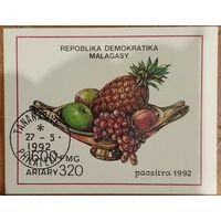 Мадагаскар 1992. Фрукты. Блок