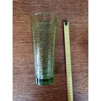 Ваза. Зелёное стекло.