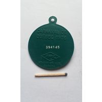 Знак значок жетон на карнавале под Гвебеком, 1976 г. Сент-Дэмиен Ге, Канада