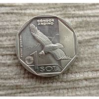 Werty71 Перу 1 соль 2017 Андский кондор Птица