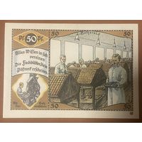 Нотгельд 50 пфеннигов 1921 год. Пёснек. Веймарская республика