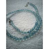 Бусы 103 Нежно -голубые